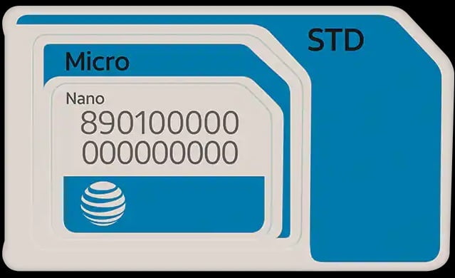 ATT 4G US SIM CARD - Used only with PanPower Bridge