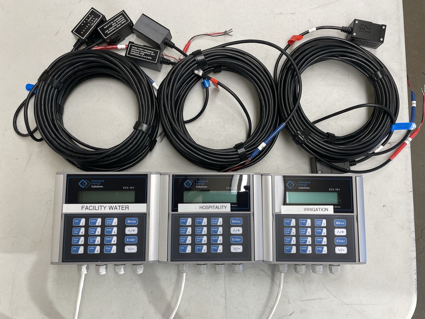 EES-101 Smart Ultrasonic Flowmeter (1" - 48" Pipe Size) EES-101 Smart Ultrasonic Flowmeter (1" - 48" Pipe Size)