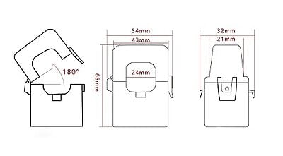 100 Amp (0-5A) Current Transformer (CT)