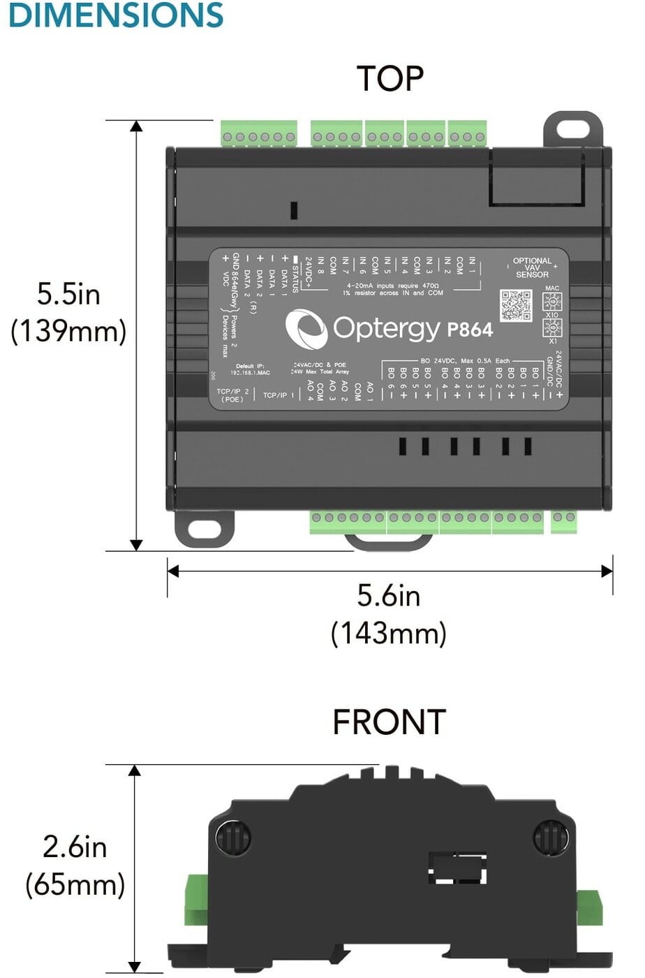 Optergy P864e Expansion Module Optergy P864e Expansion Module