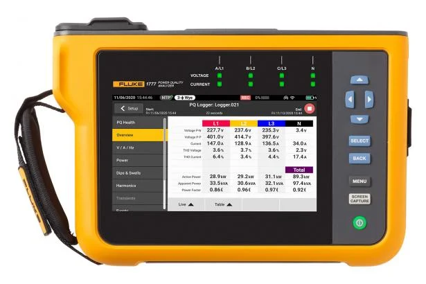 Fluke 1773 Series Three-Phase Power Quality Analyzers